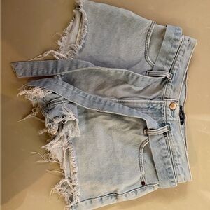 Abercrombie & Fitch Light Blue Denim Shorts
